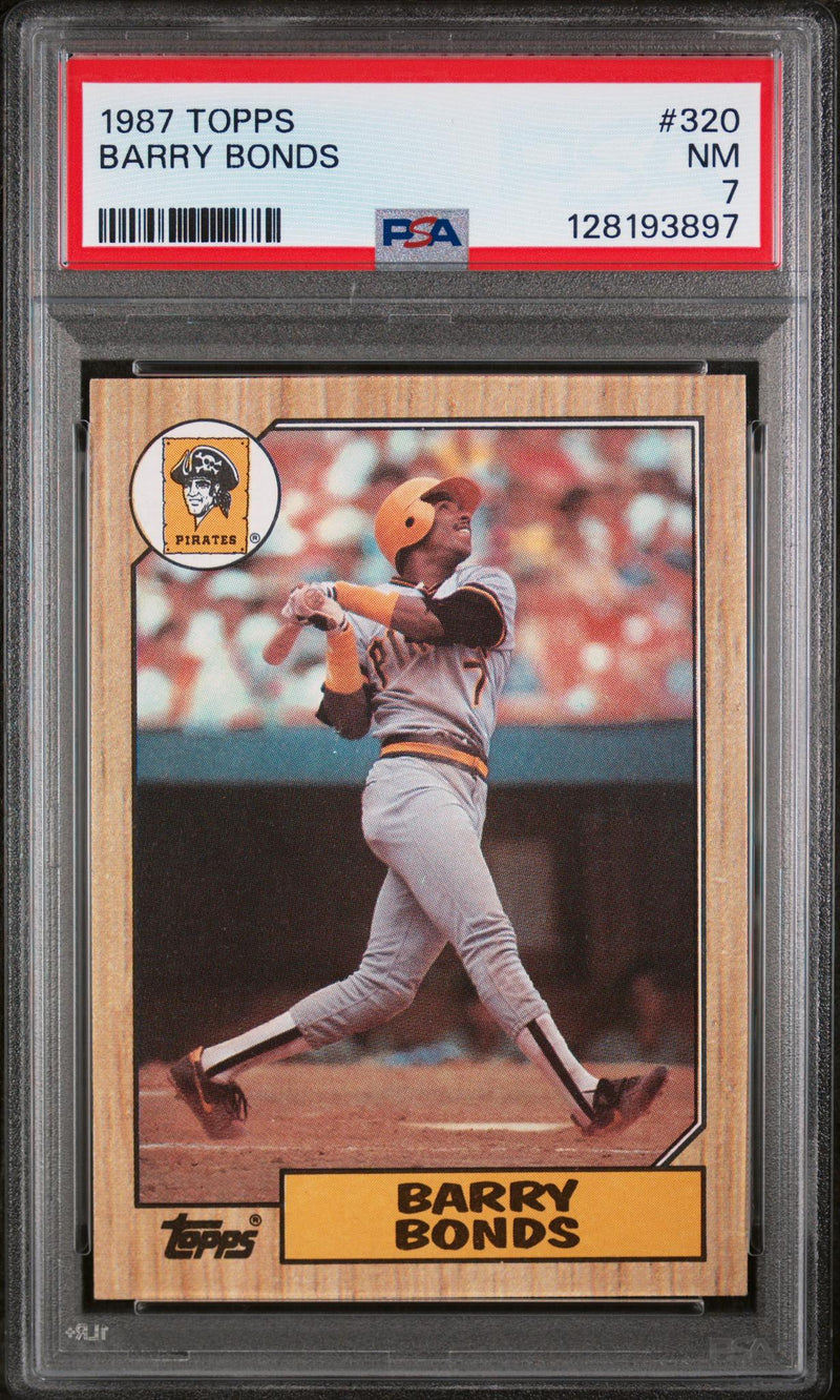 1987 Topps Barry Bonds #320 PSA 7