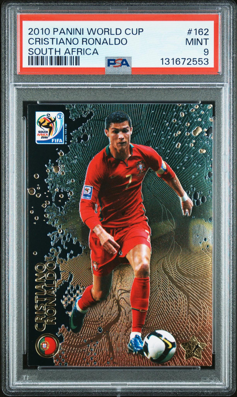 2010 Panini World Cup South Africa Premium Cristiano Ronaldo #162 PSA 9