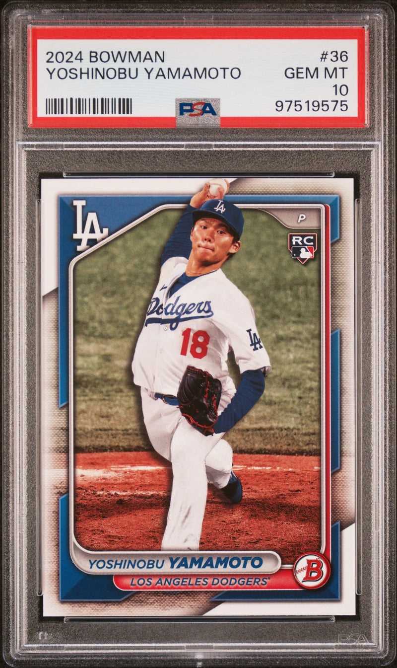 2024 Bowman Yoshinobu Yamamoto #36 PSA 10