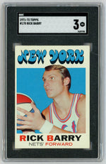 1971 Topps #170 Rick Barry SGC 3