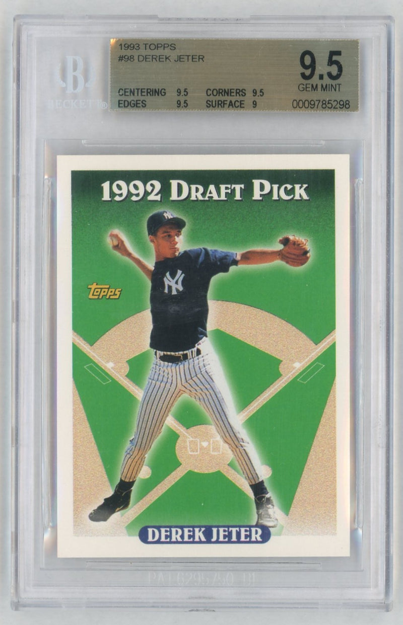 1993 Topps Derek Jeter #98 BGS 9.5
