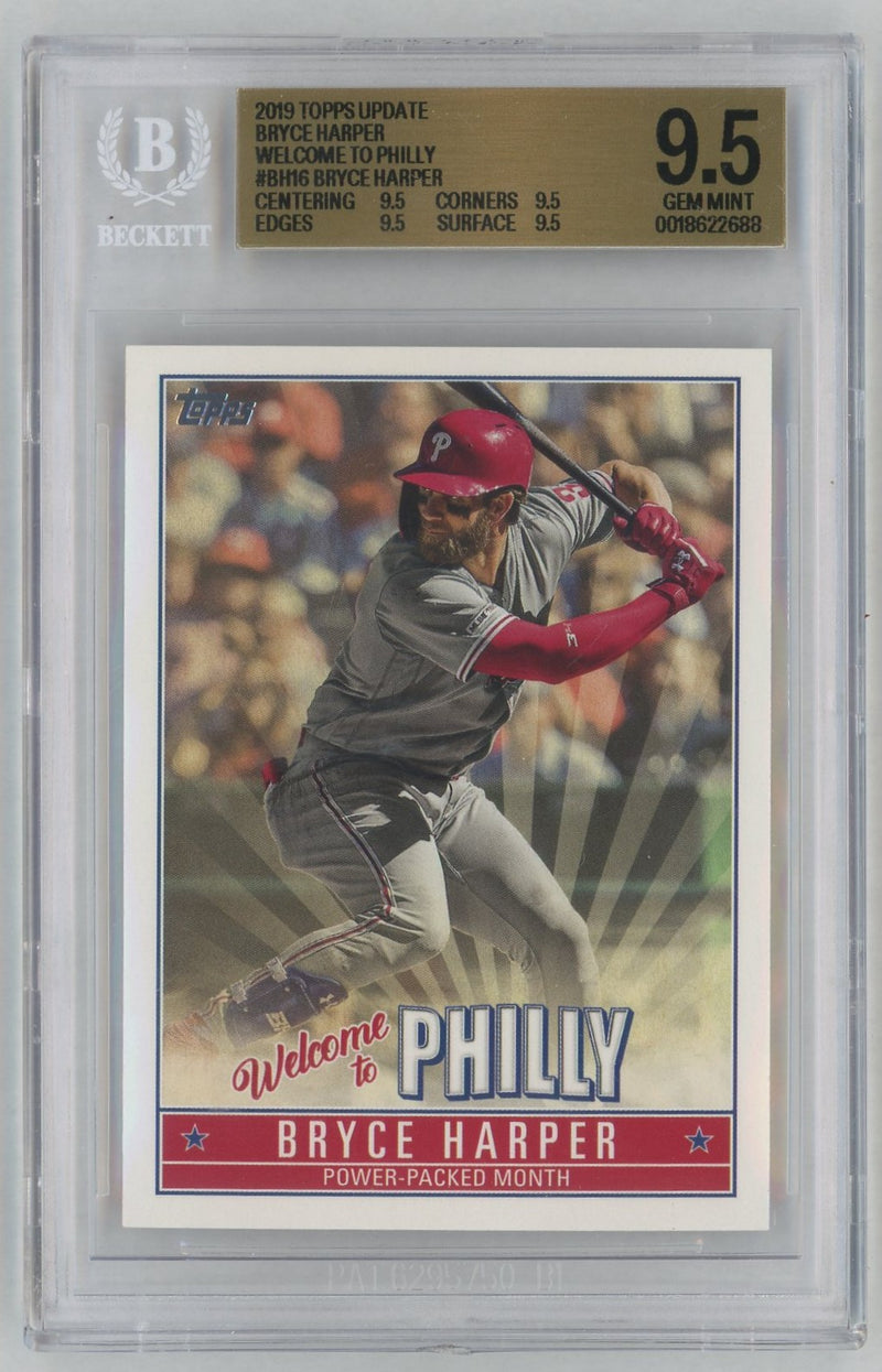 2019 Topps Update Bryce Harper Welcome To Philly Bryce Harper #BH16 BGS 9.5