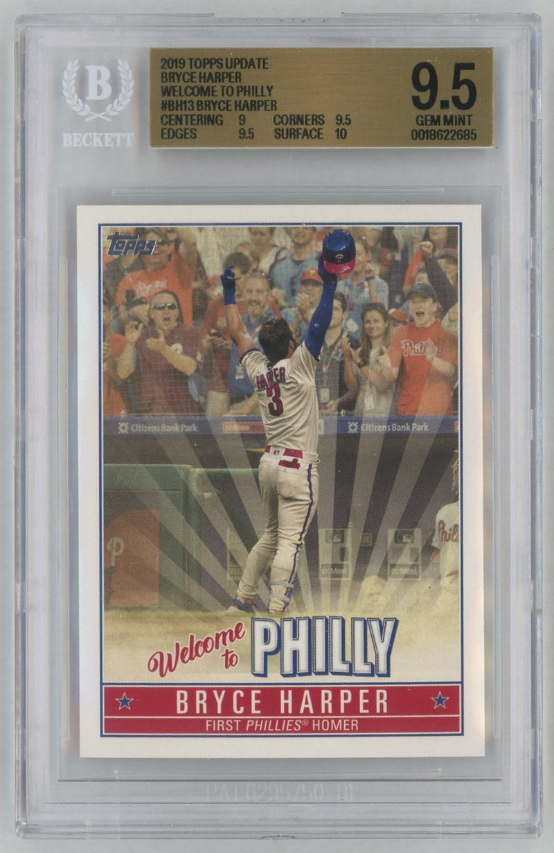 2019 Topps Update Bryce Harper Welcome To Philly Bryce Harper #BH13 BGS 9.5