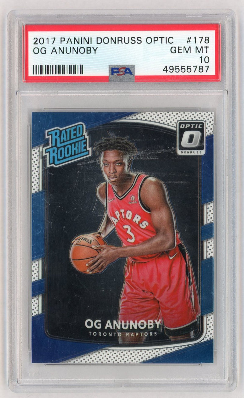 2017 Donruss Optic OG Anunoby #178 PSA 10