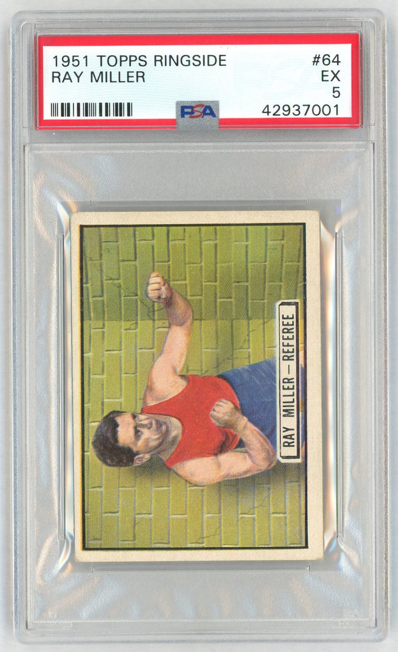 1951 Topps Ringside Ray Miller #64 PSA 5