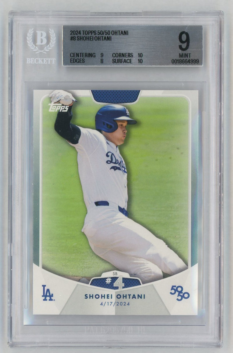 2024 Topps 50/50 Shohei Ohtani #8 BGS 9