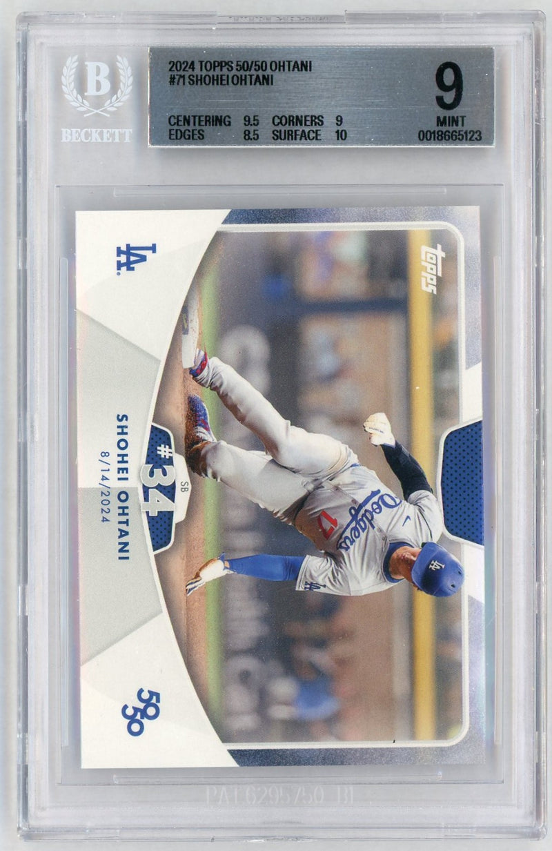 2024 Topps 50/50 Shohei Ohtani #71 BGS 9