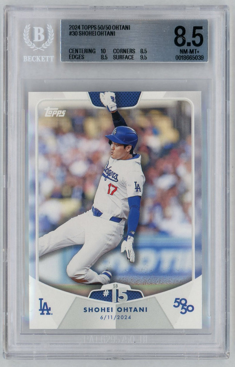 2024 50/50 Ohtani Shohei Ohtani #30 BGS 8.5