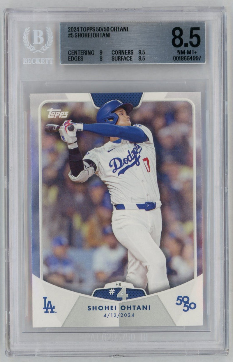 2024 Topps 50/50: Shohei Ohtani Shohei Ohtani #5 BGS 8.5