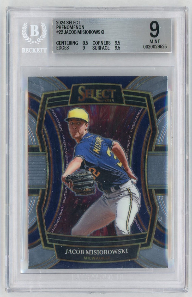 2024 Select Phenomenon Jacob Misiorowski #22 BGS 9