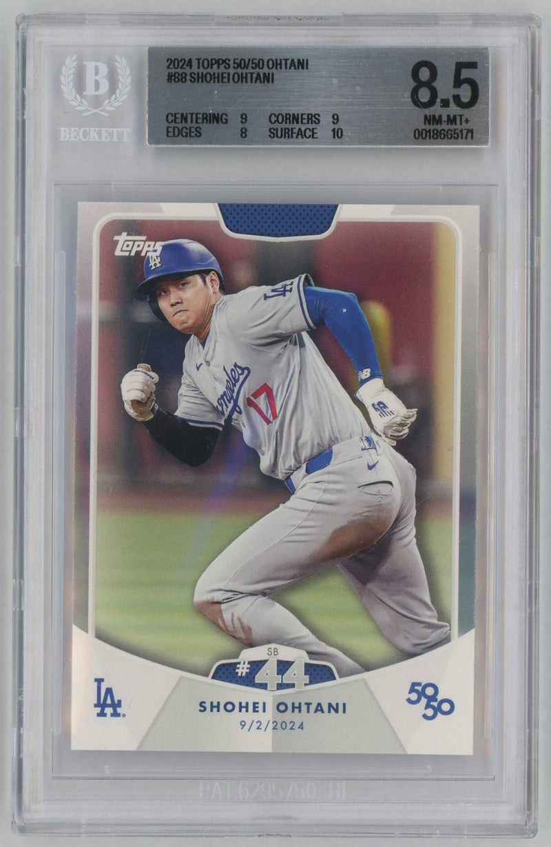 2024 Topps 50/50 Shohei Ohtani #88 BGS 8.5