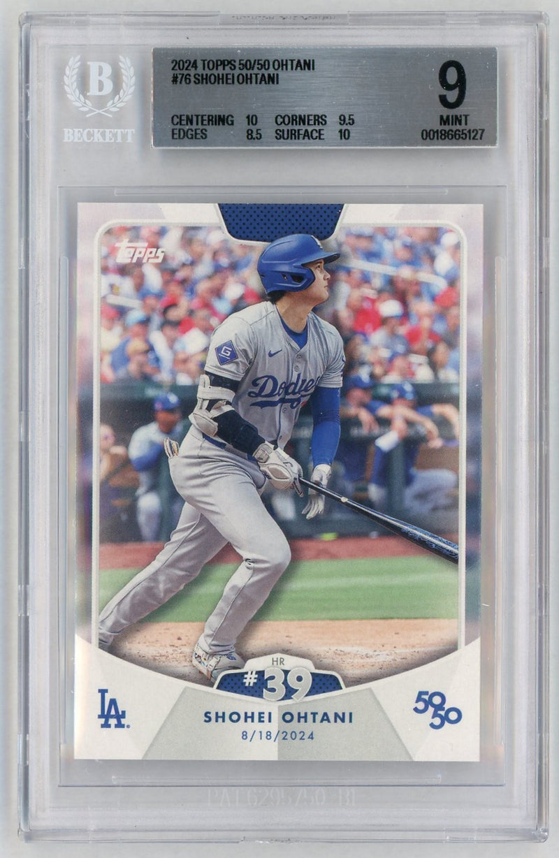 2024 50/50 Ohtani Shohei Ohtani #76 BGS 9
