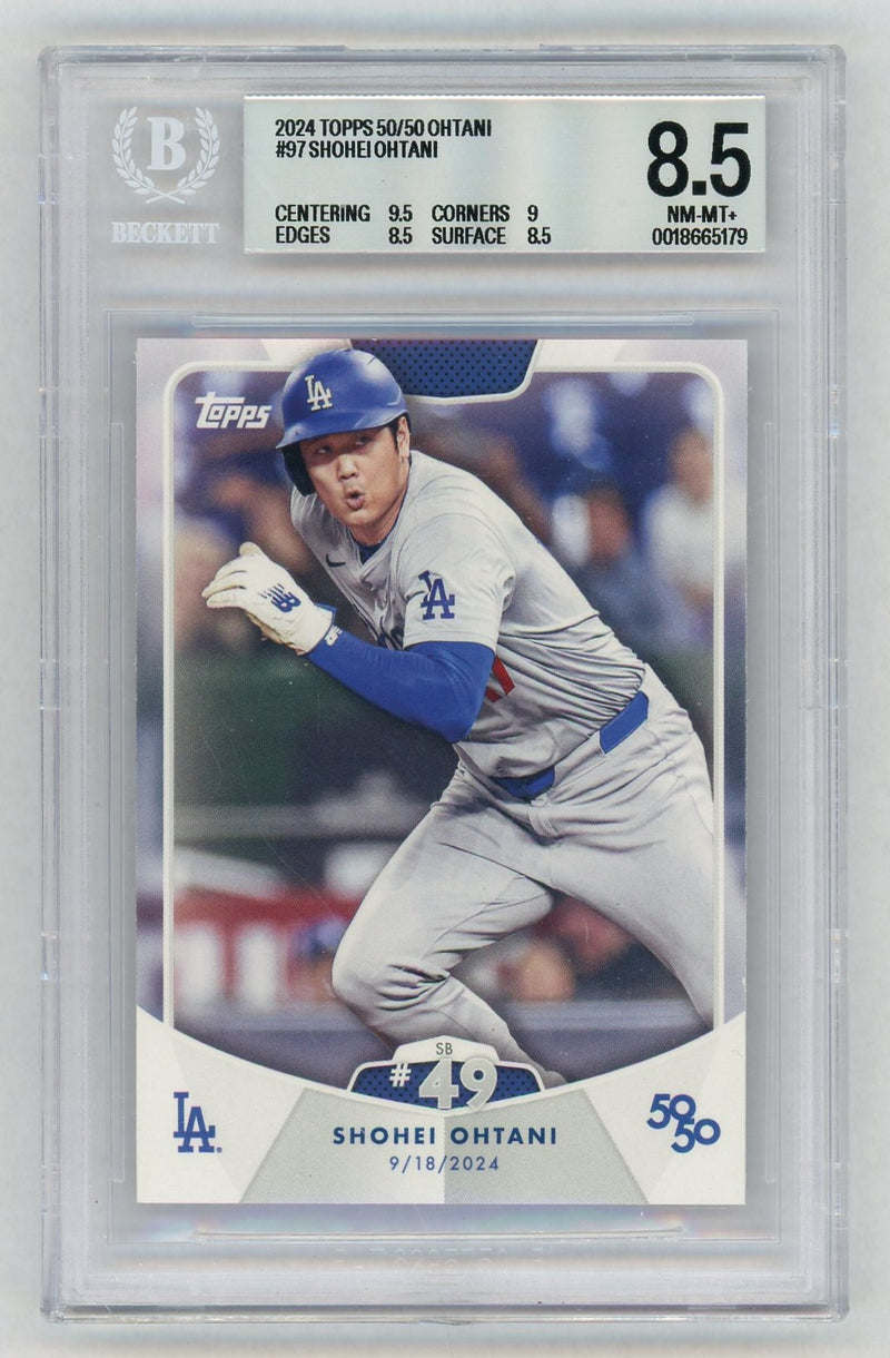 2024 Topps 50/50 Shohei Ohtani #97 BGS 8.5