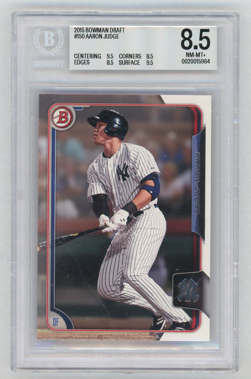 2015 Bowman Draft Aaron Judge #150 BGS 8.5