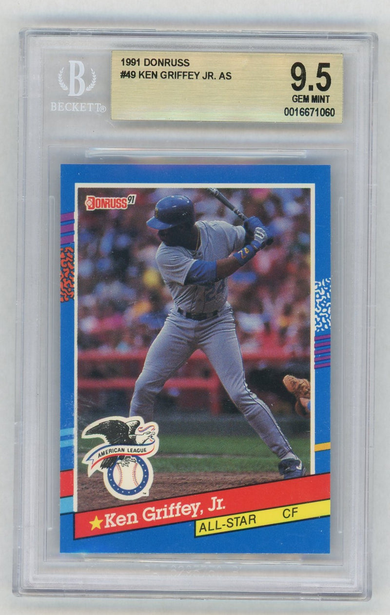 1991 Donruss All-Star Ken Griffey Jr. #49 BGS 9.5
