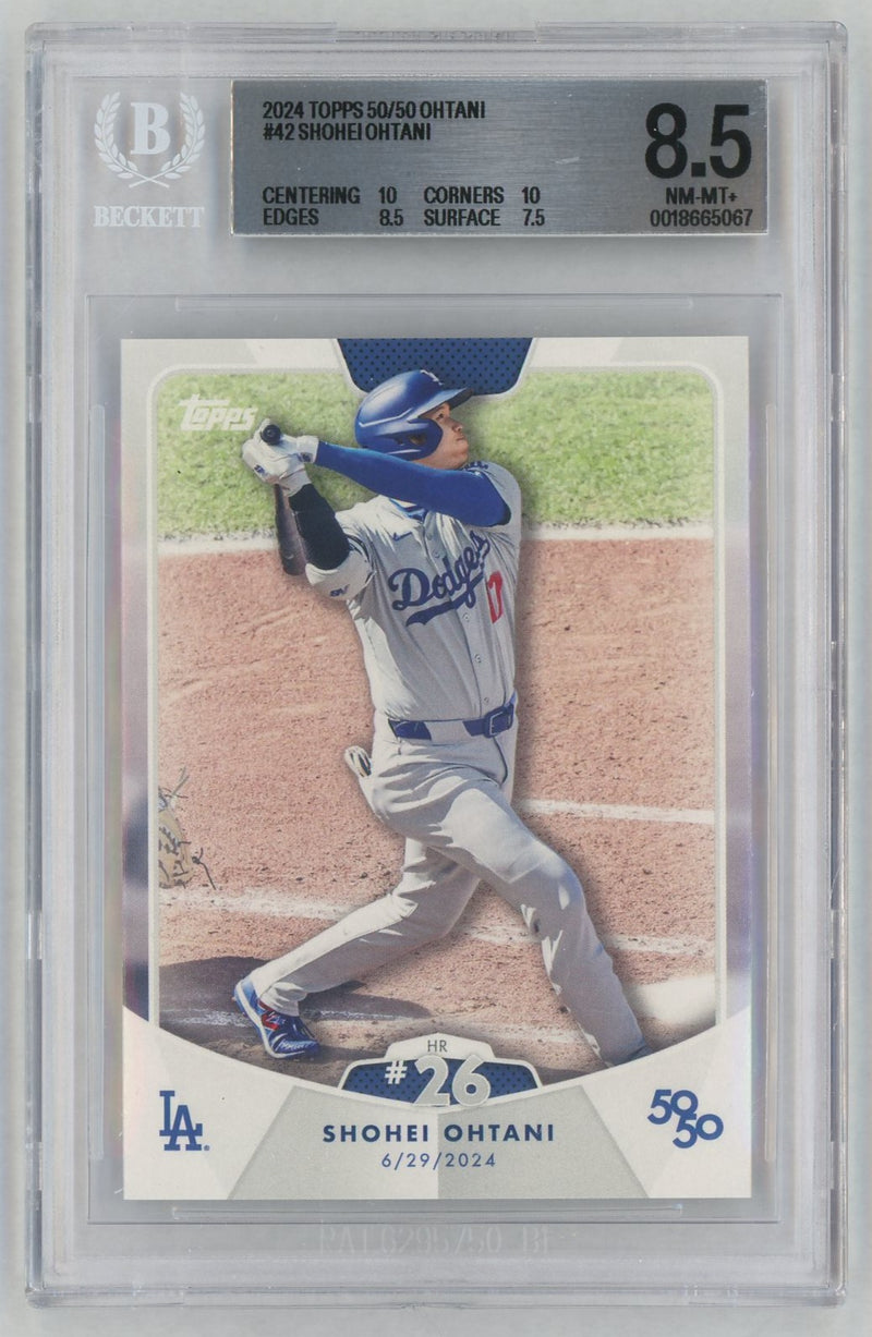 2024 Topps 50/50 Shohei Ohtani #42 BGS 8.5