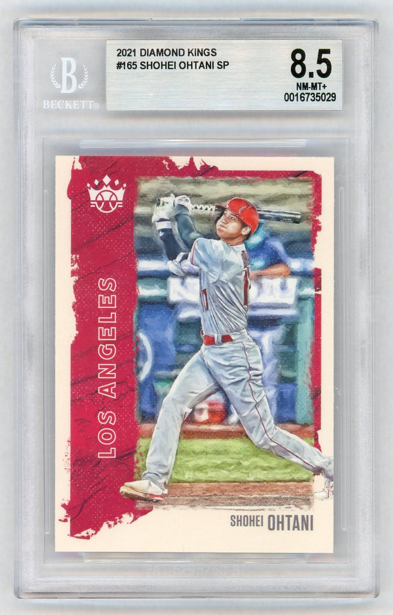 2021 Diamond Kings Shohei Ohtani #165 BGS 8.5