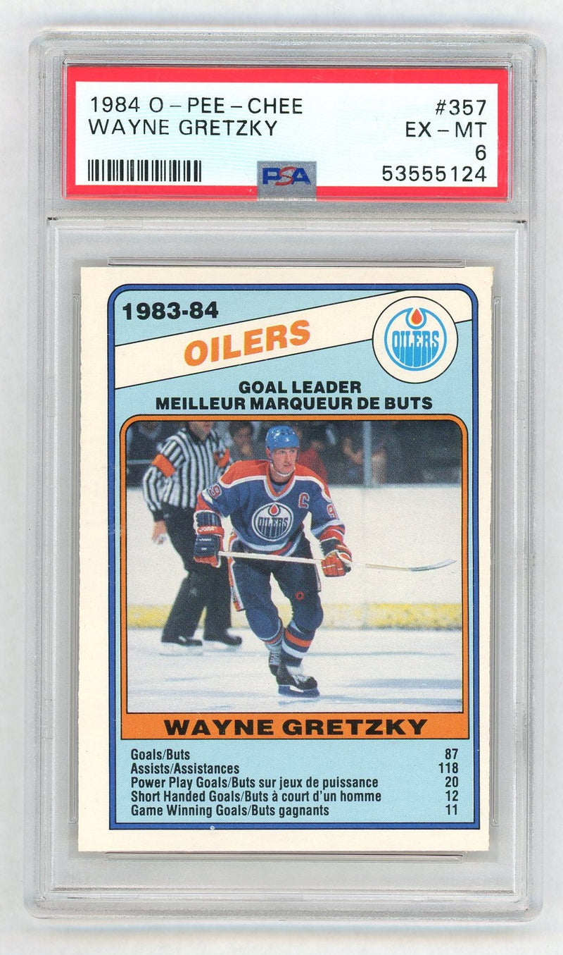 1984 O-Pee-Chee Wayne Gretzky #357 PSA 6