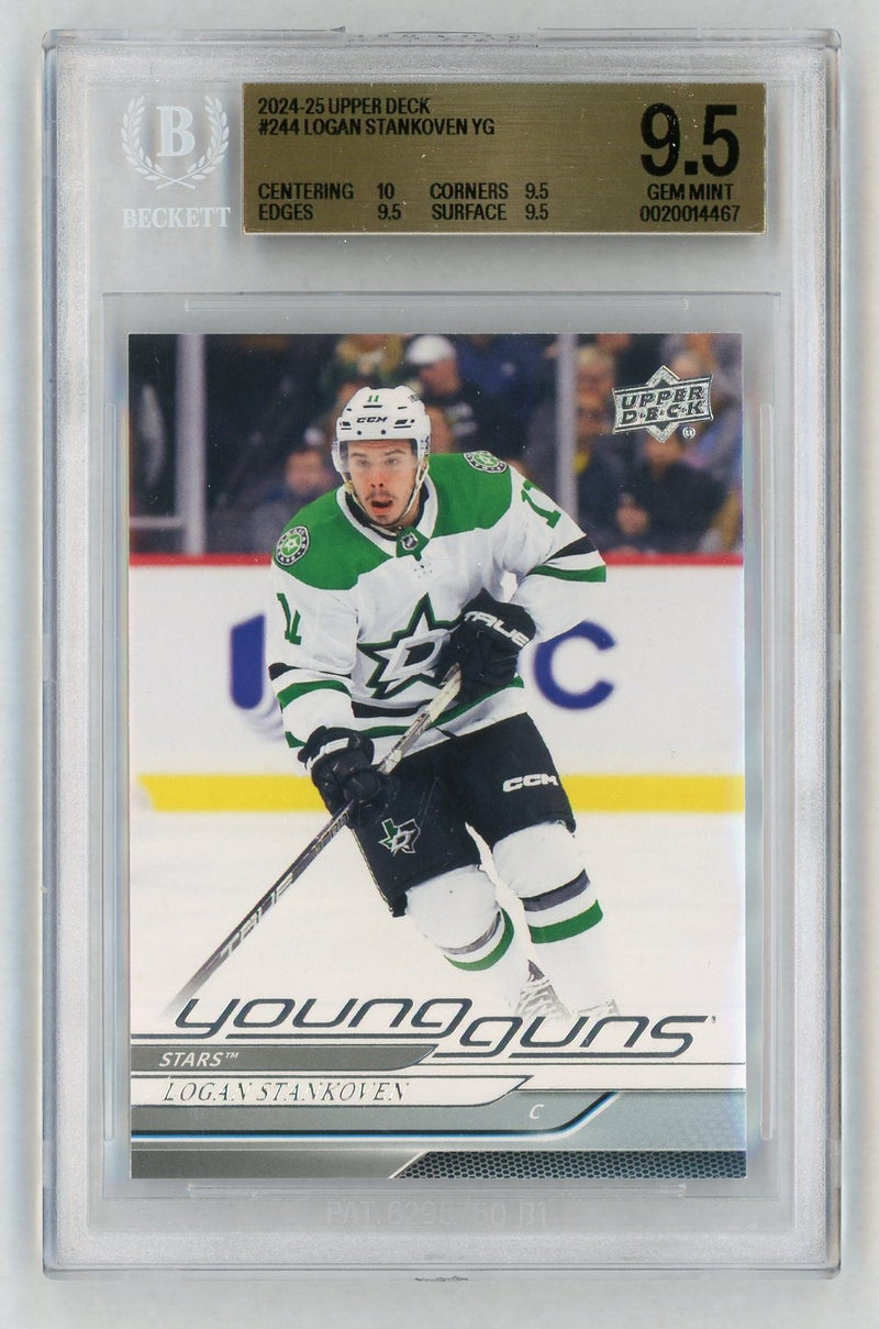 2024 Upper Deck Logan Stankoven #244 BGS 9.5