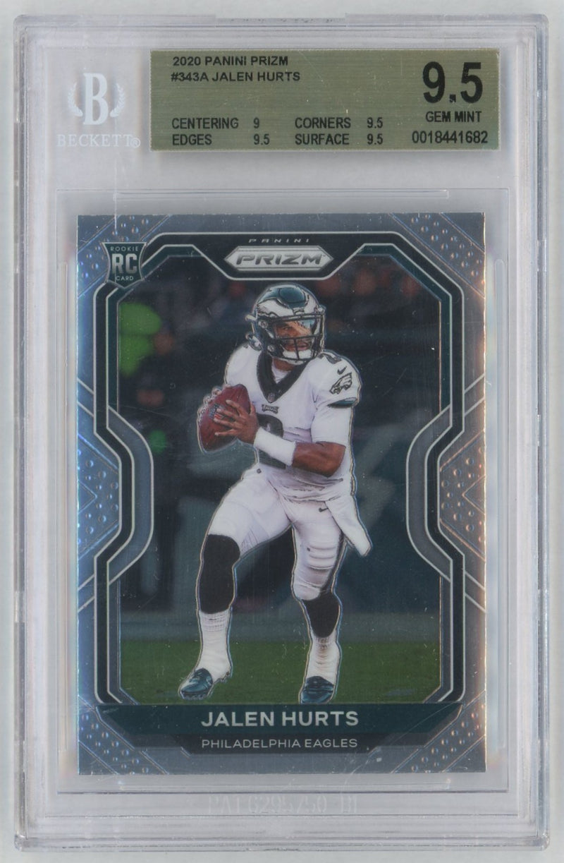 2020 Panini Prizm Jalen Hurts #343A BGS 9.5