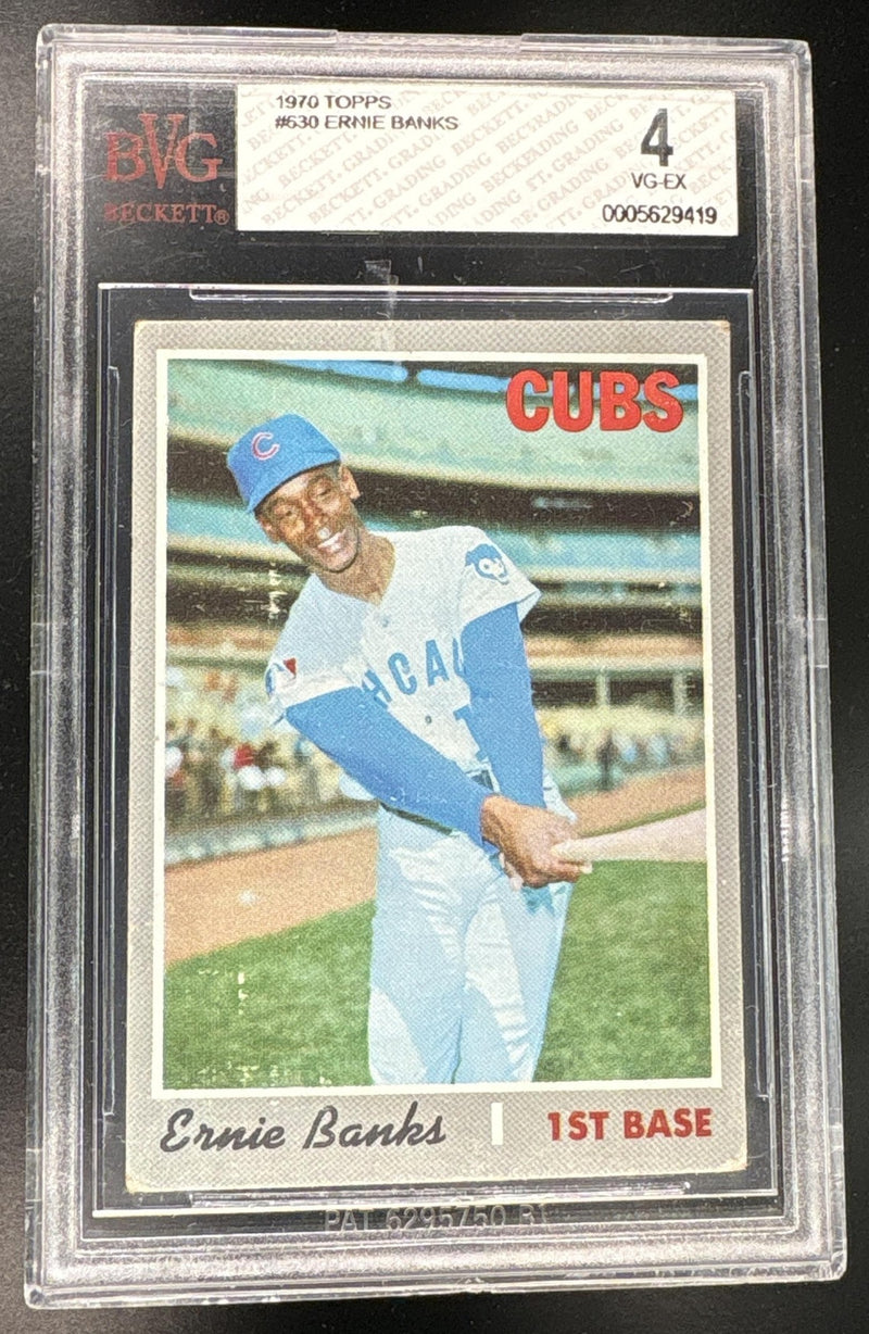 1970 Topps Ernie Banks #630 BGS 4