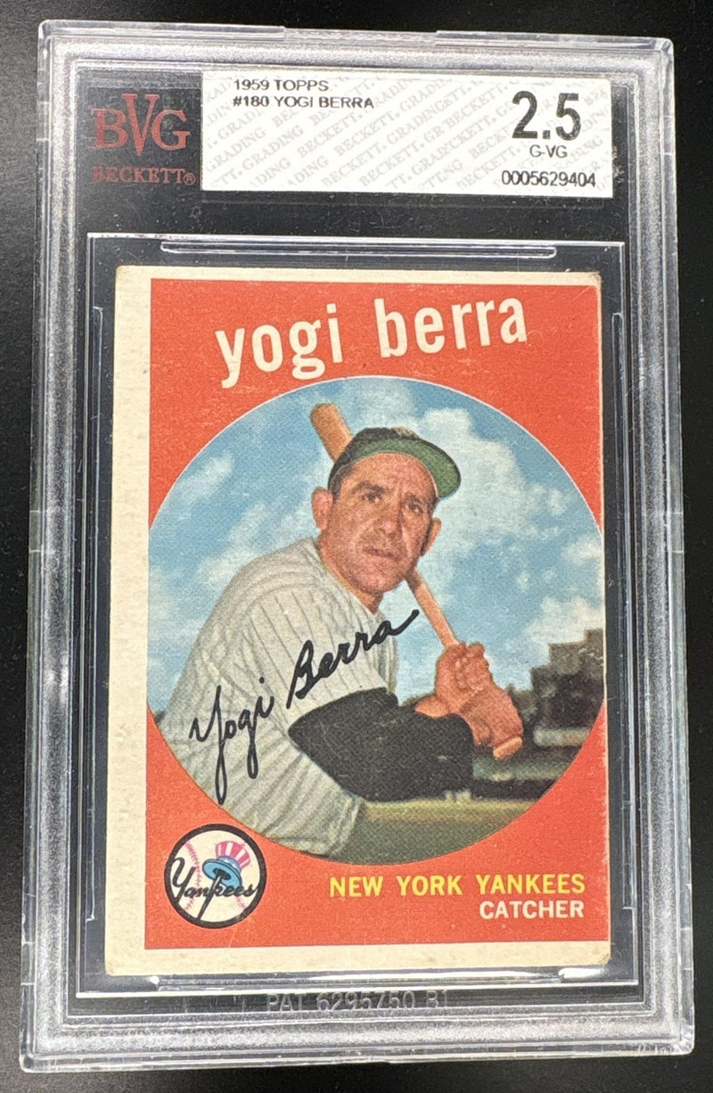 1959 Topps Yogi Berra #180 BGS 2.5