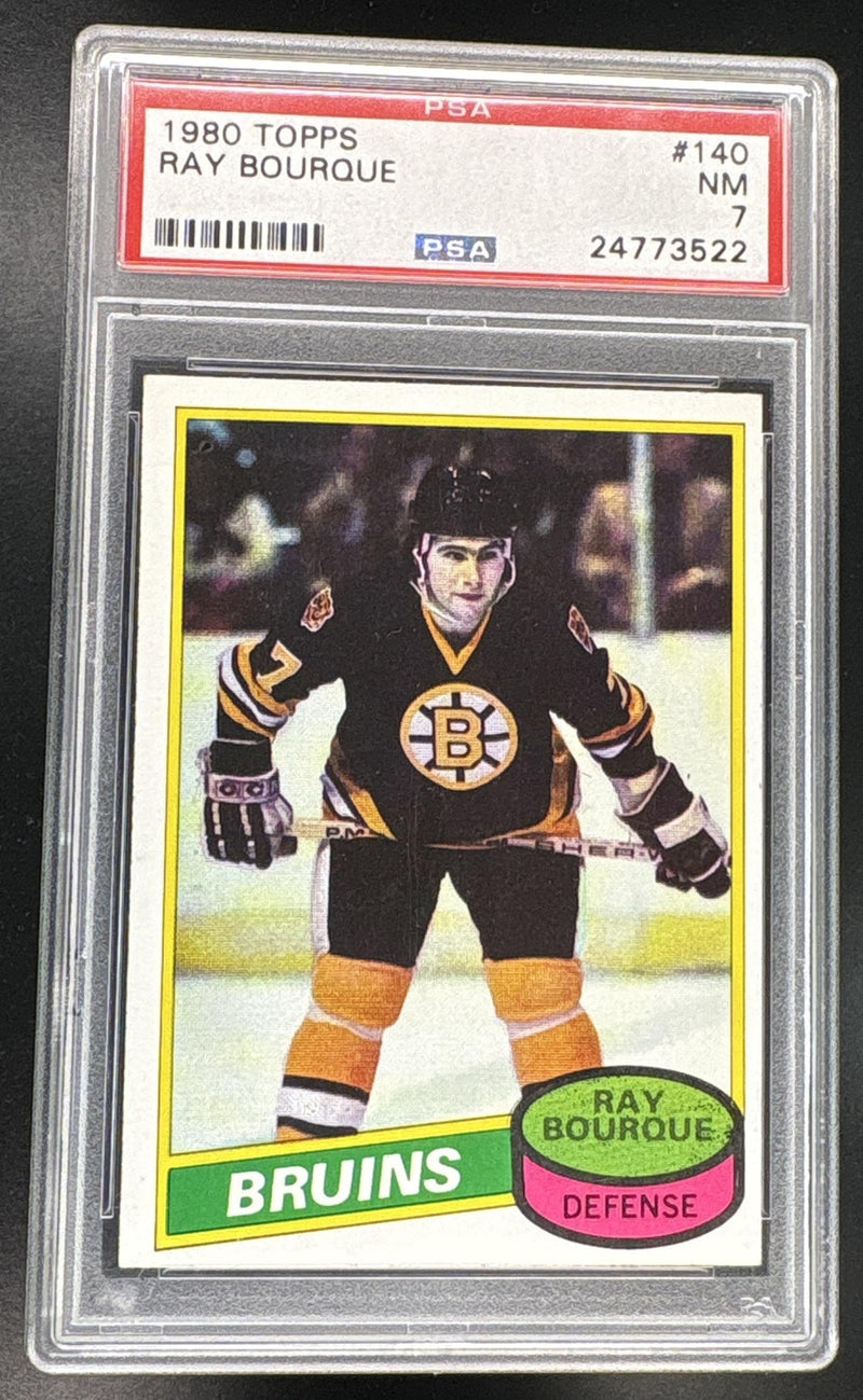 1980 Topps Ray Bourque #140 PSA 7