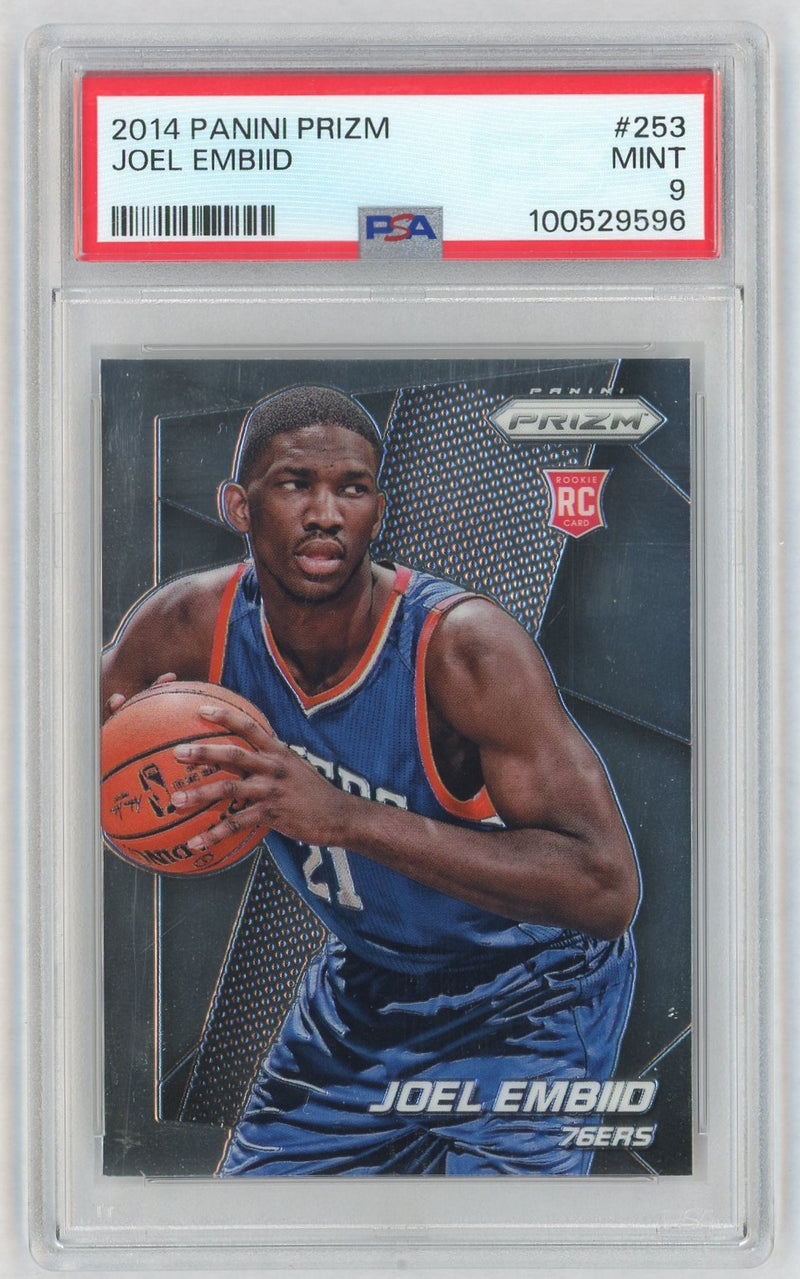 2014 Panini Prizm Joel Embiid #253 PSA 9