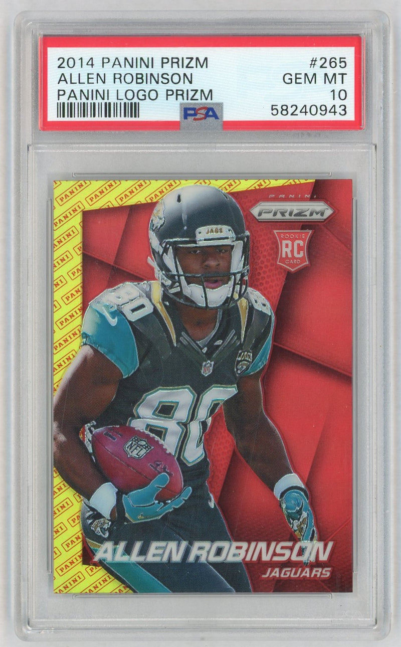 2014 Panini Prizm Prizms Panini Logo Allen Robinson #265 PSA 10