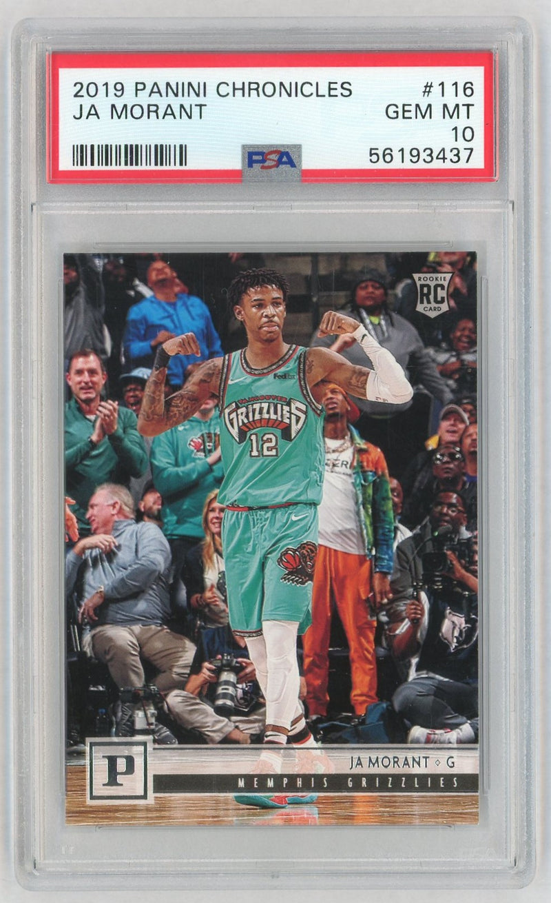 2019 Panini Chronicles Ja Morant #116 PSA 10
