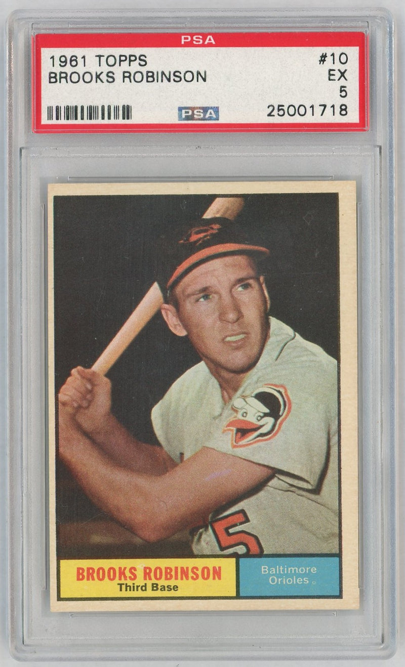 1961 Topps Brooks Robinson #10 PSA 5