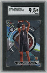 2023 Topps Finest #76 Victor Wembanyama Rookie RC SGC 9.5