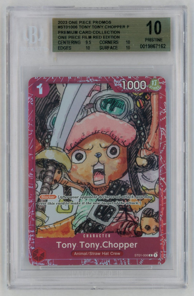 2023 Piece Card Game Promos Tony Tony.Chopper/(Premium Card Collection -One Piece Film Red Edition-) #ST01006 BGS 10