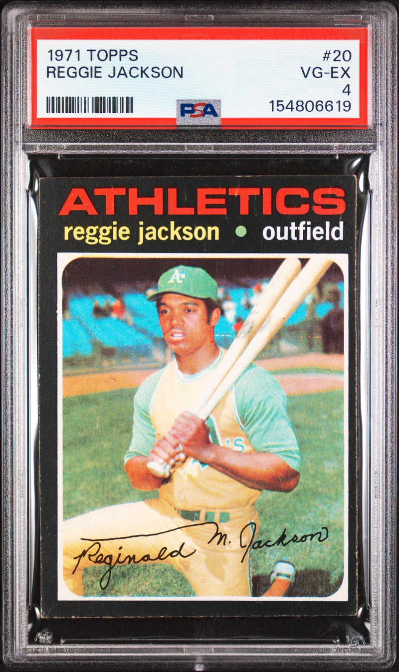 1971 Topps Reggie Jackson #20 PSA 4