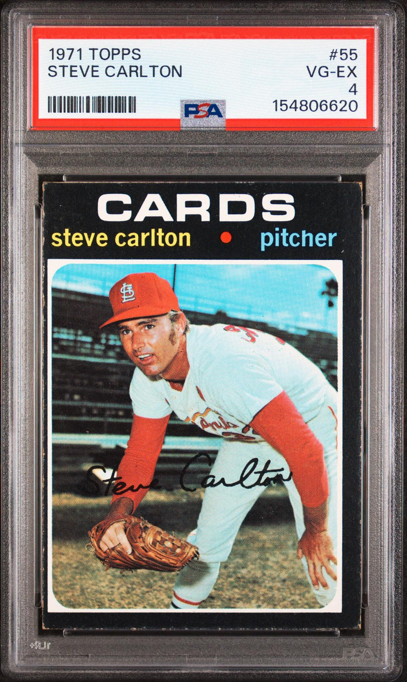 1971 Topps Steve Carlton #55 PSA 4