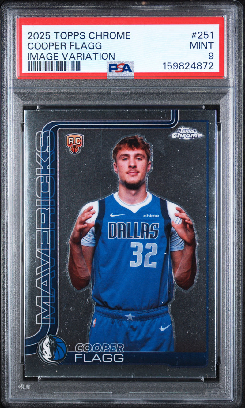 2025 Topps Chrome Image Variation Cooper Flagg #251 PSA 9
