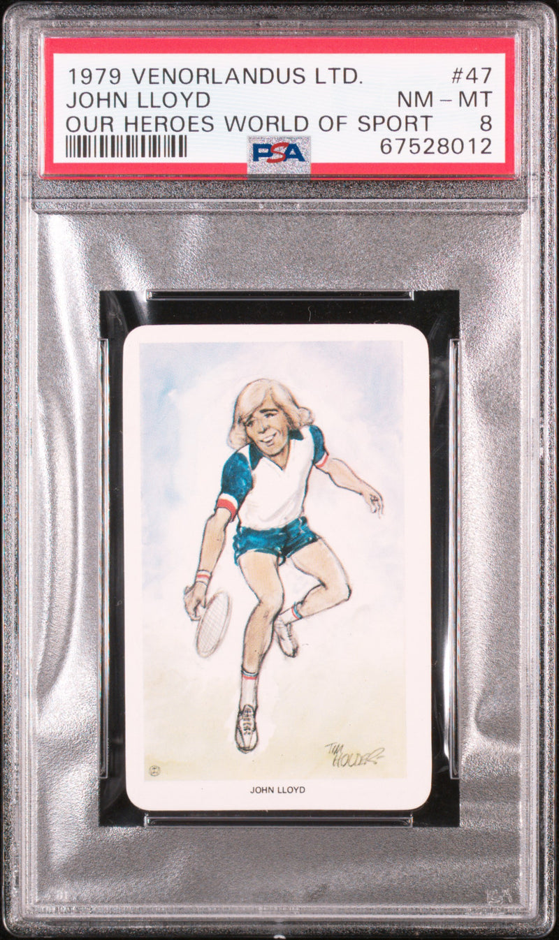 1979 World of Sport John Lloyd #47 PSA 8