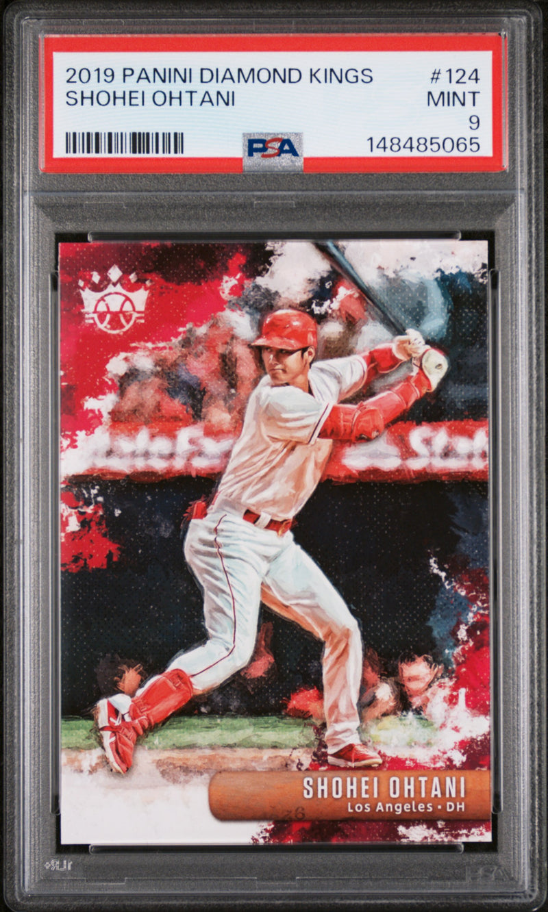 2019 Diamond Kings Shohei Ohtani #124 PSA 9