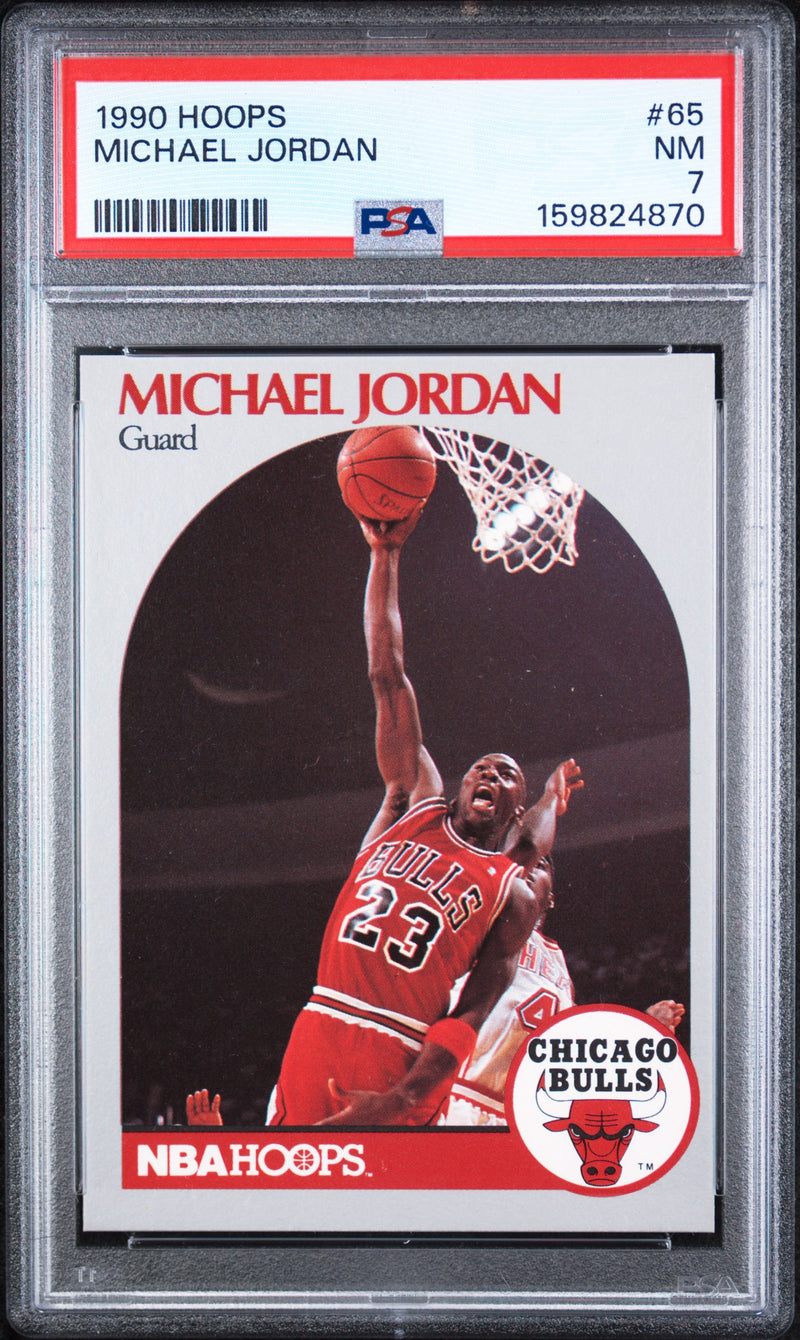 1990 Hoops Michael Jordan #65 PSA 7