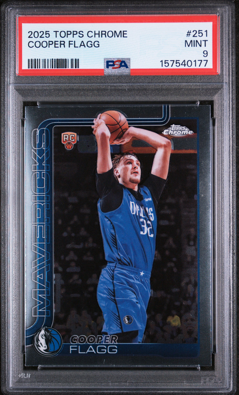 2025 Topps Chrome Cooper Flagg #251 PSA 9
