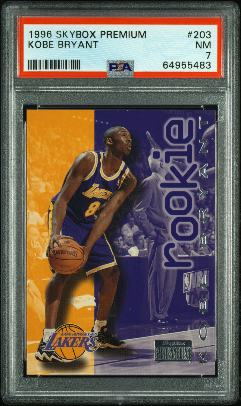 1996 Skybox Premium Rookie Kobe Bryant #203 PSA 7