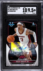2022 Bowman U Nick Smith Jr. #1 Auto SGC 9.5 Auto 10