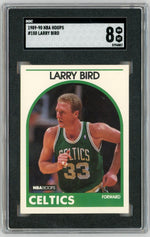 1989 NBA Hoops #150 Larry Bird SGC 8