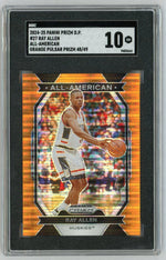 2024 Prizm Draft Picks #27 Ray Allen All-American Orange Pulsar /49 SGC 10