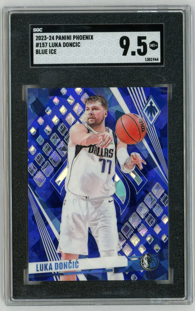 2023 Phoenix #157 Luka Dončić Blue Ice SGC 9.5