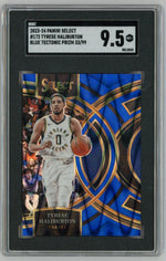 2023 Select #172 Tyrese Haliburton Blue Tectonic /99 Premier Level SGC 9.5