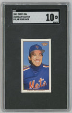 2002 Topps 206 #439 Gary Carter Mini Polar Bear Back SGC 10