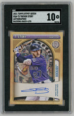 2021 Gypsy Queen #GQA-TS Trevor Story Bazooka Back Auto /25 SGC 10