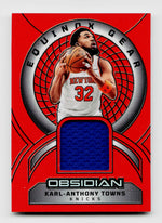 2024-25 Obsidian #EG-KAT Karl-Anthony Towns Equinox Gear Game-Used Patch Orange /99