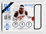 2012 Innovation #2 Carmelo Anthony Stat Lines Game-Used Jersey Patch /199